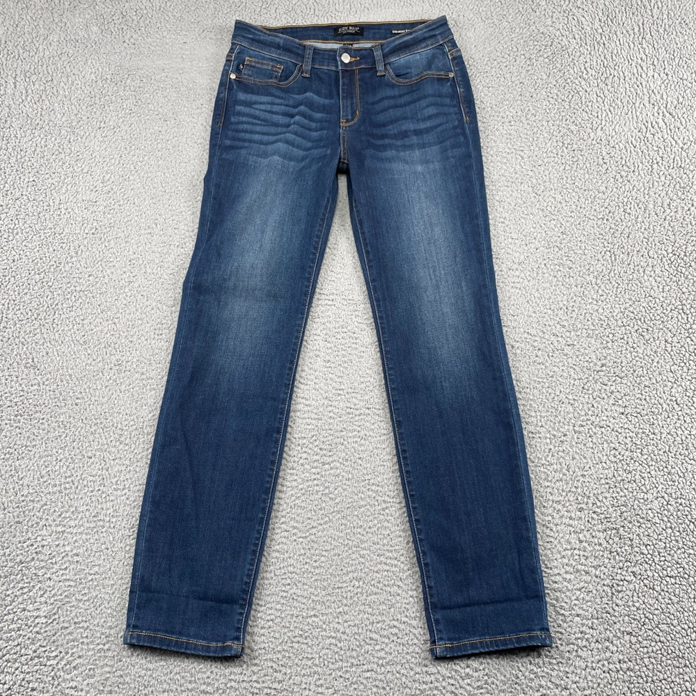 Judy Blue Jeans Womens 9/29 Blue Straight Fit Stretch Dark Wash JB82356DK Denim